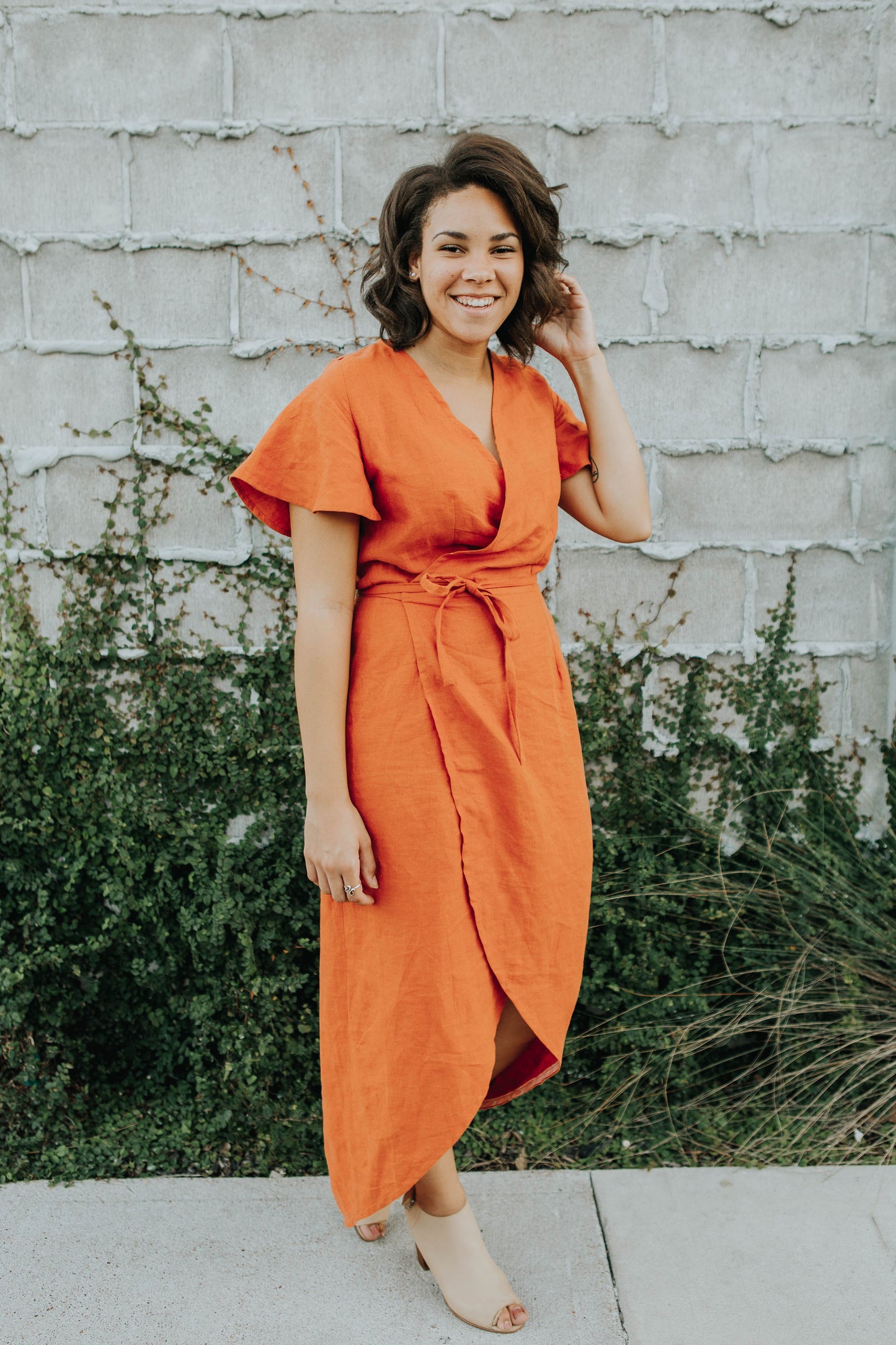 CharliAnne Wrap Dress - Paper Pattern - Sew to Grow