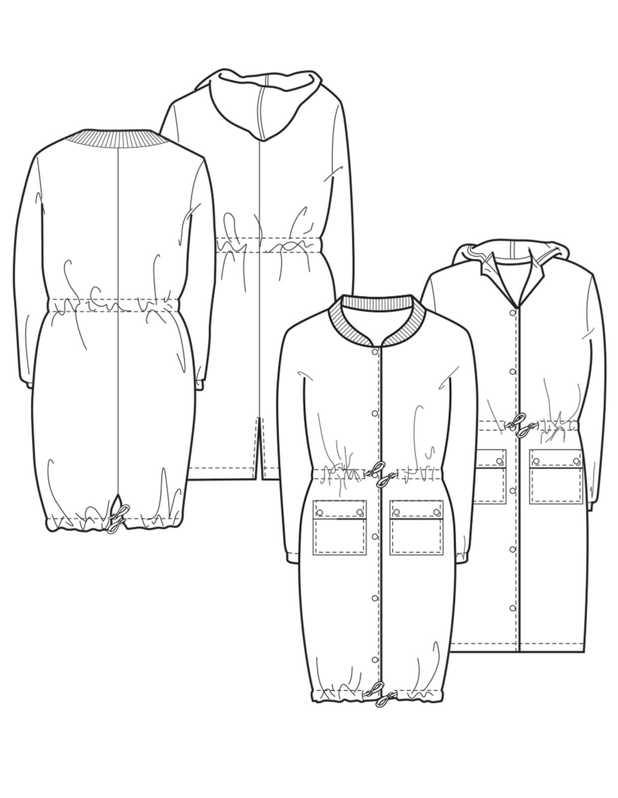 The Utility Coat - PDF Pattern - The Makers Atelier