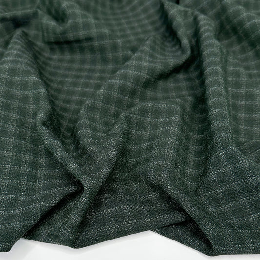 Yarn-Dyed Lenzing™ Ecovero™ Viscose Stretch Suiting - Pine