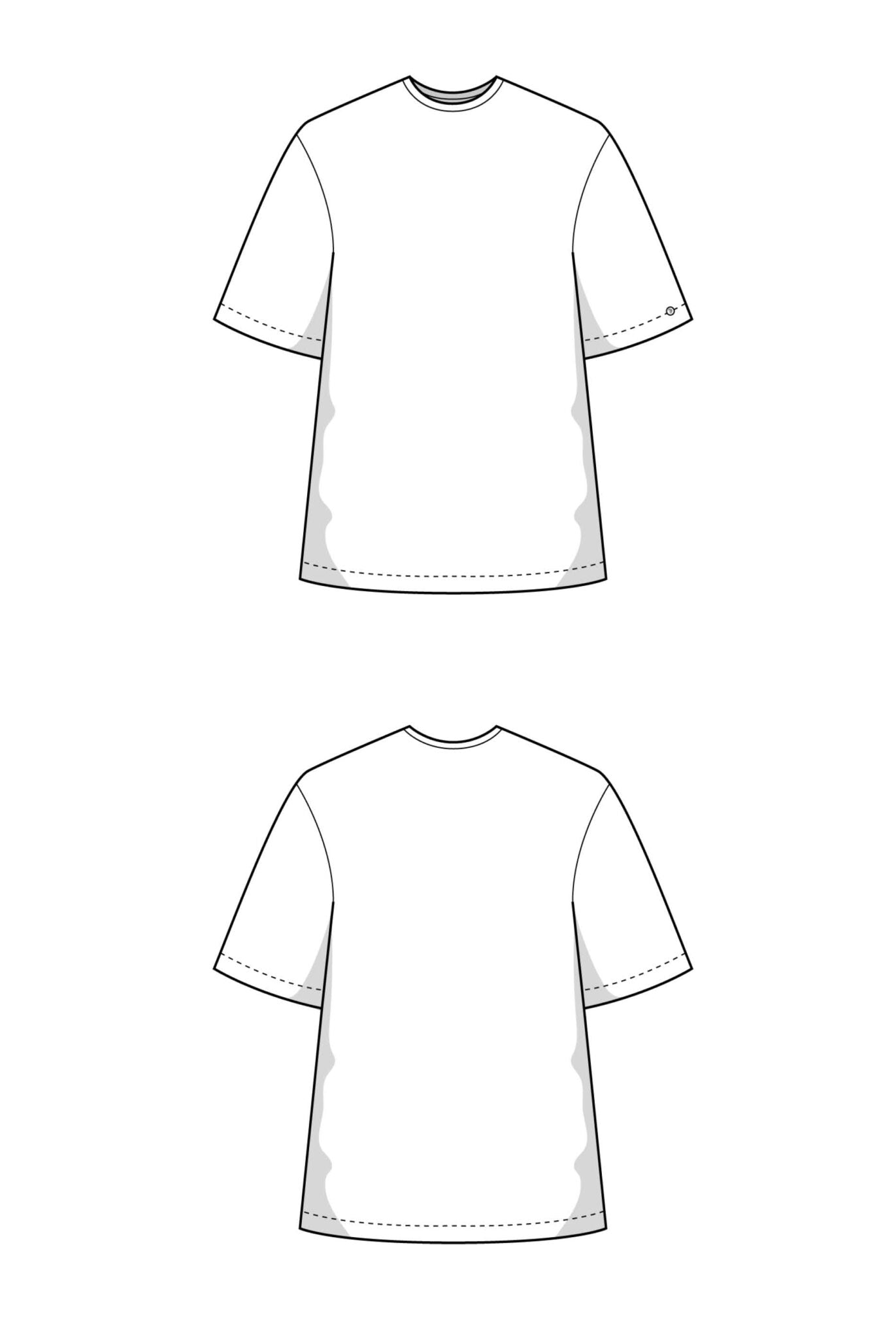 The Oversized T-Shirt - Paper Sewing Pattern - Juliana Martejevs