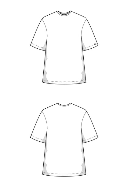 The Oversized T-Shirt - Paper Sewing Pattern - Juliana Martejevs