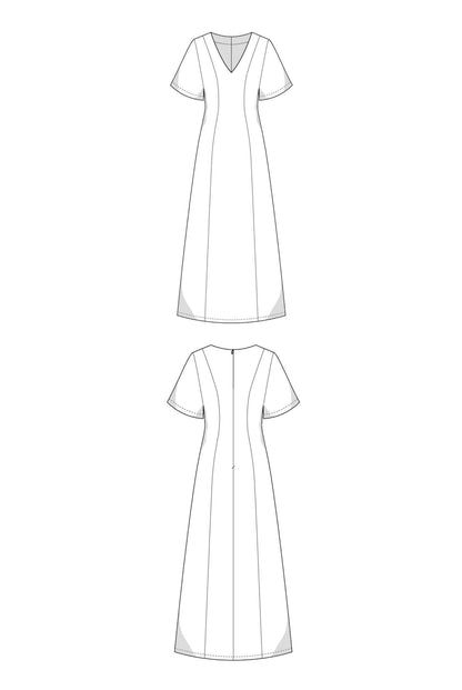 The Rory Dress - Paper Sewing Pattern - Juliana Martejevs