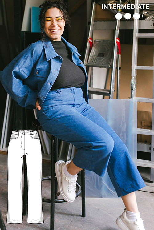 The Dina Jeans - Paper Sewing Pattern - Juliana Martejevs