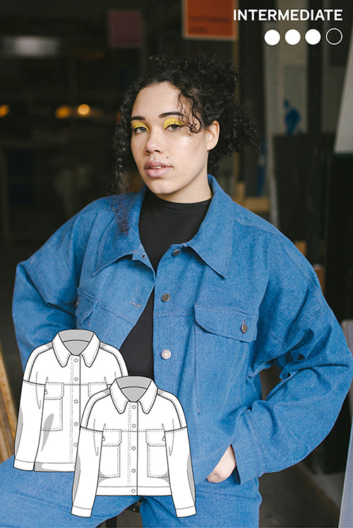 The Jean Jacket - Paper Sewing Pattern - Juliana Martejevs