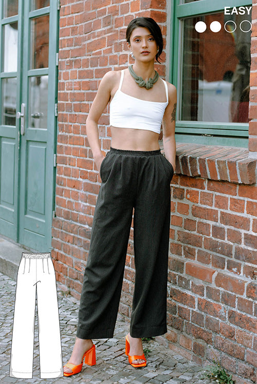 The Leslie Pants - Paper Sewing Pattern - Juliana Martejevs