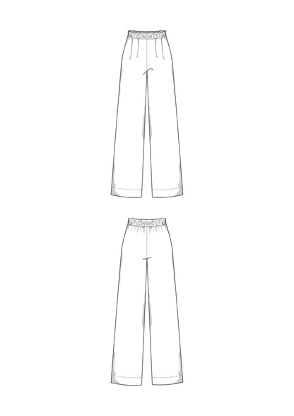 The Leslie Pants - Paper Sewing Pattern - Juliana Martejevs