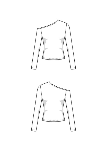 The Liza Top - Paper Sewing Pattern - Juliana Martejevs