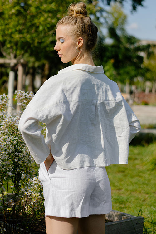 The Noella  Blouse - Paper Sewing Pattern - Juliana Martejevs