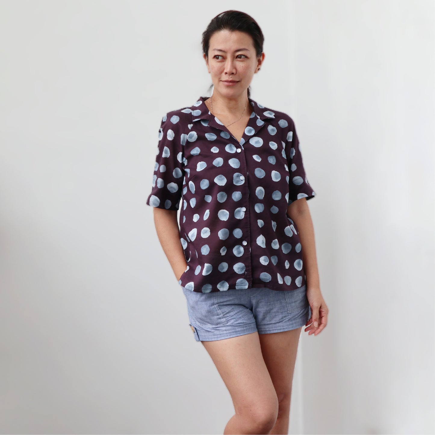 Tropicana Shirt Womens Paper Pattern - Wardrobe by Me