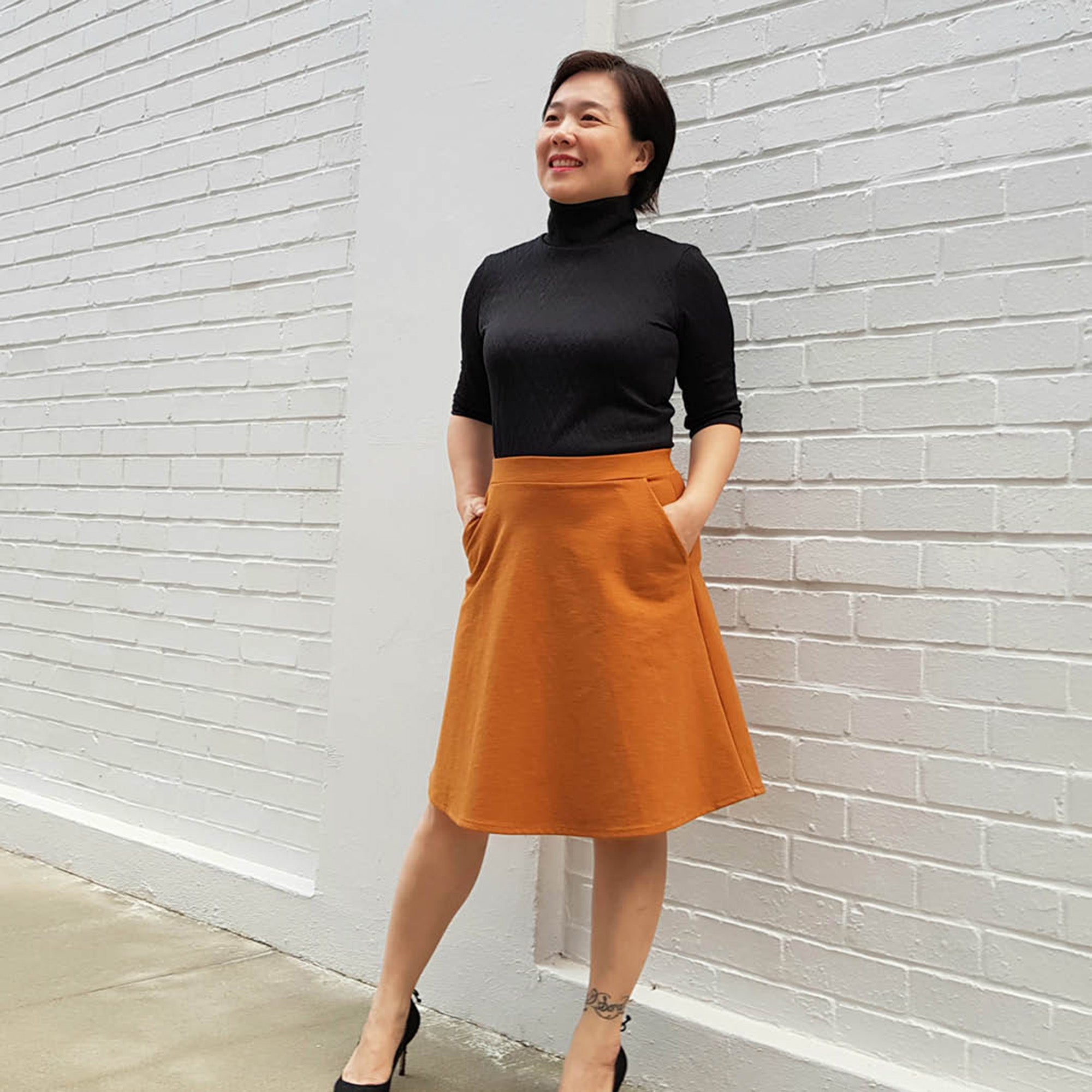 Trudy turtleneck sewing pattern  Wardrobe By Me - We love sewing!