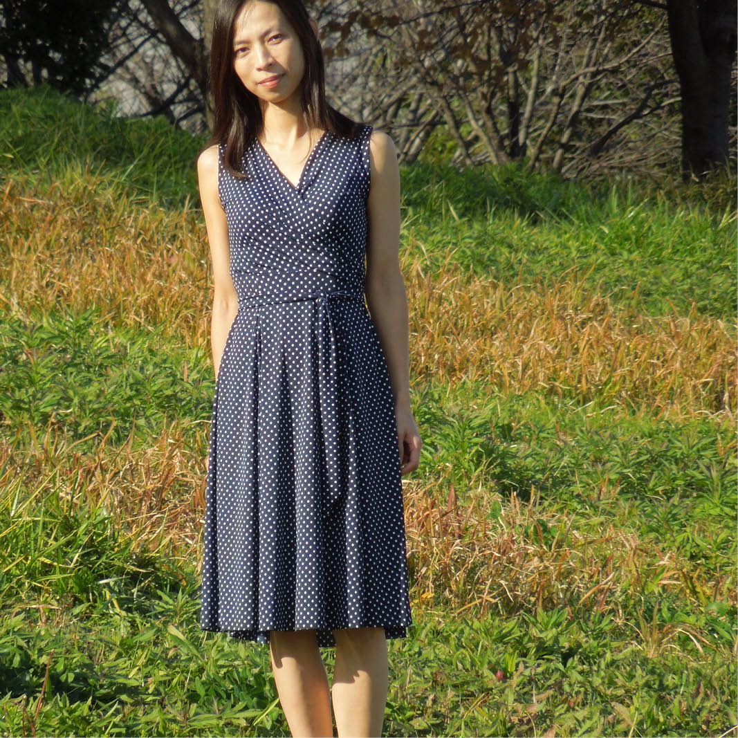 Wanda Wrap Dress Womens Paper Pattern - Wardrobe by Me