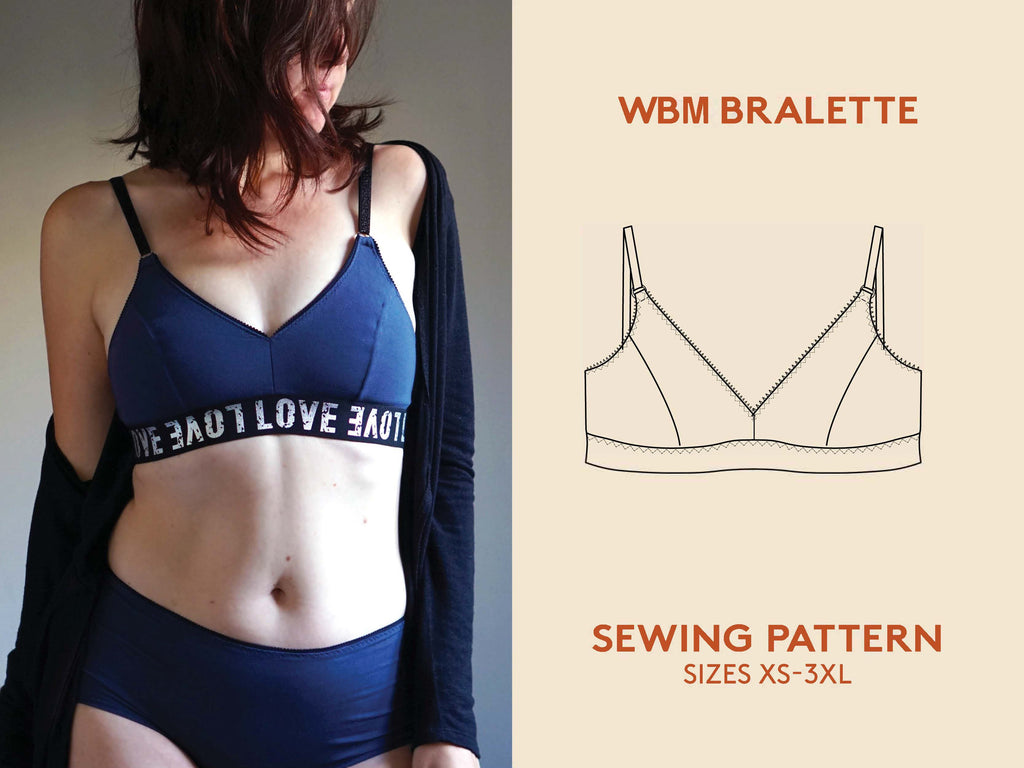 WBM Bralette sewing pattern