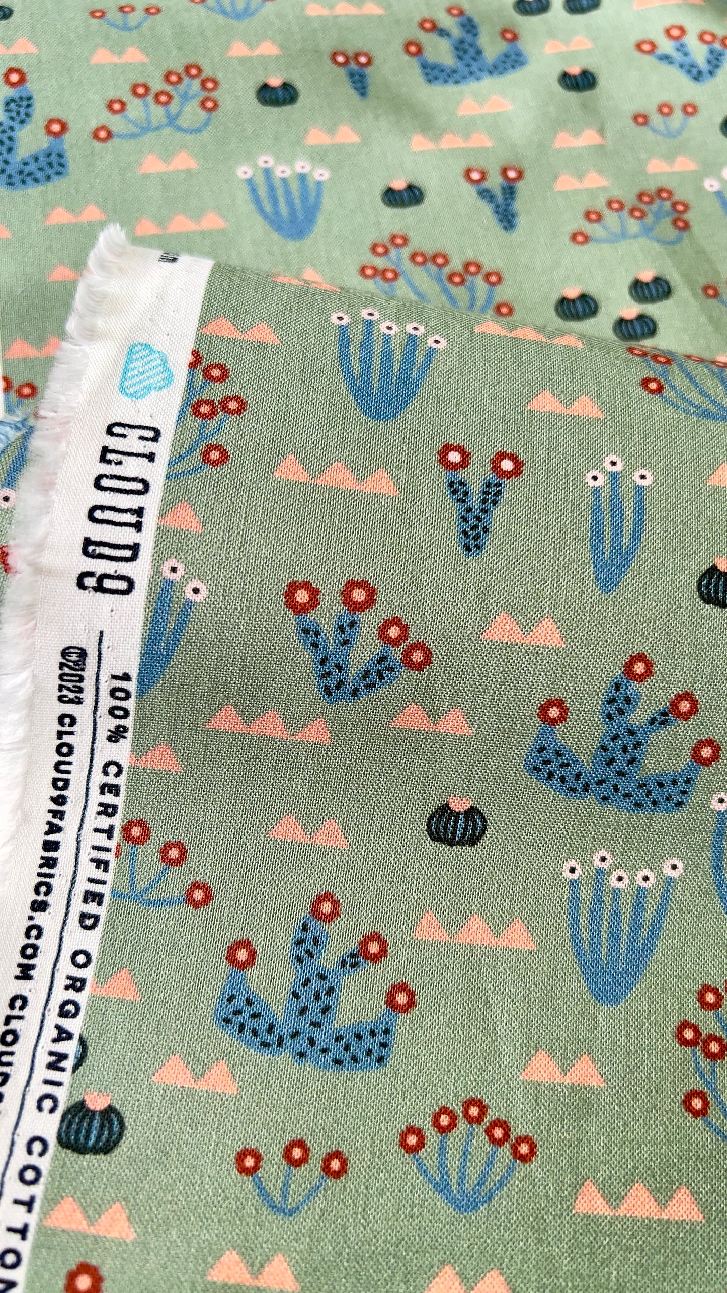 Opuntia Bloom - Yuma - Leah Duncan - Cloud 9 Fabrics - Poplin