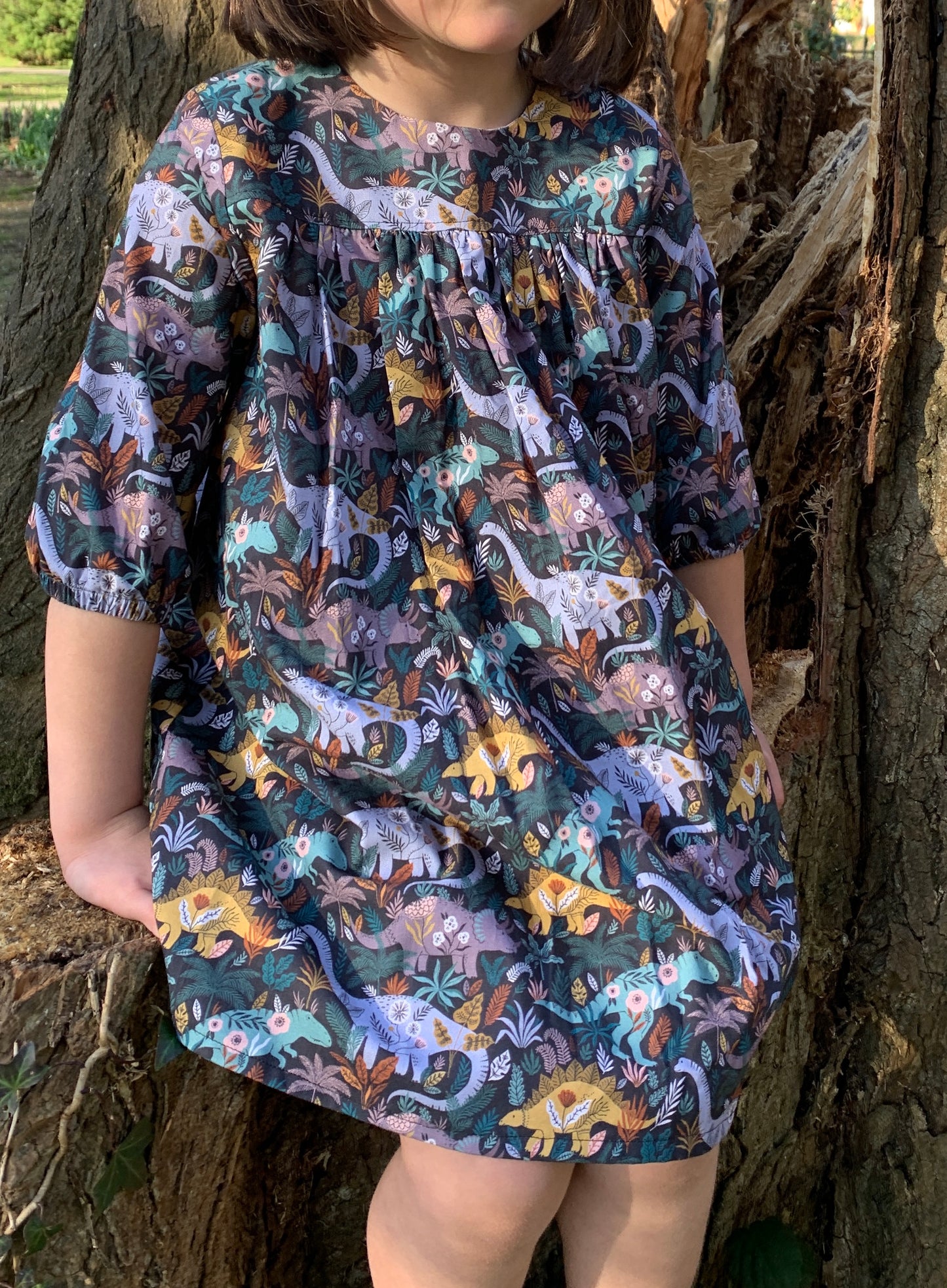 Zara Smock Dress - Kids Paper Sewing Pattern - Two Stitches Patterns