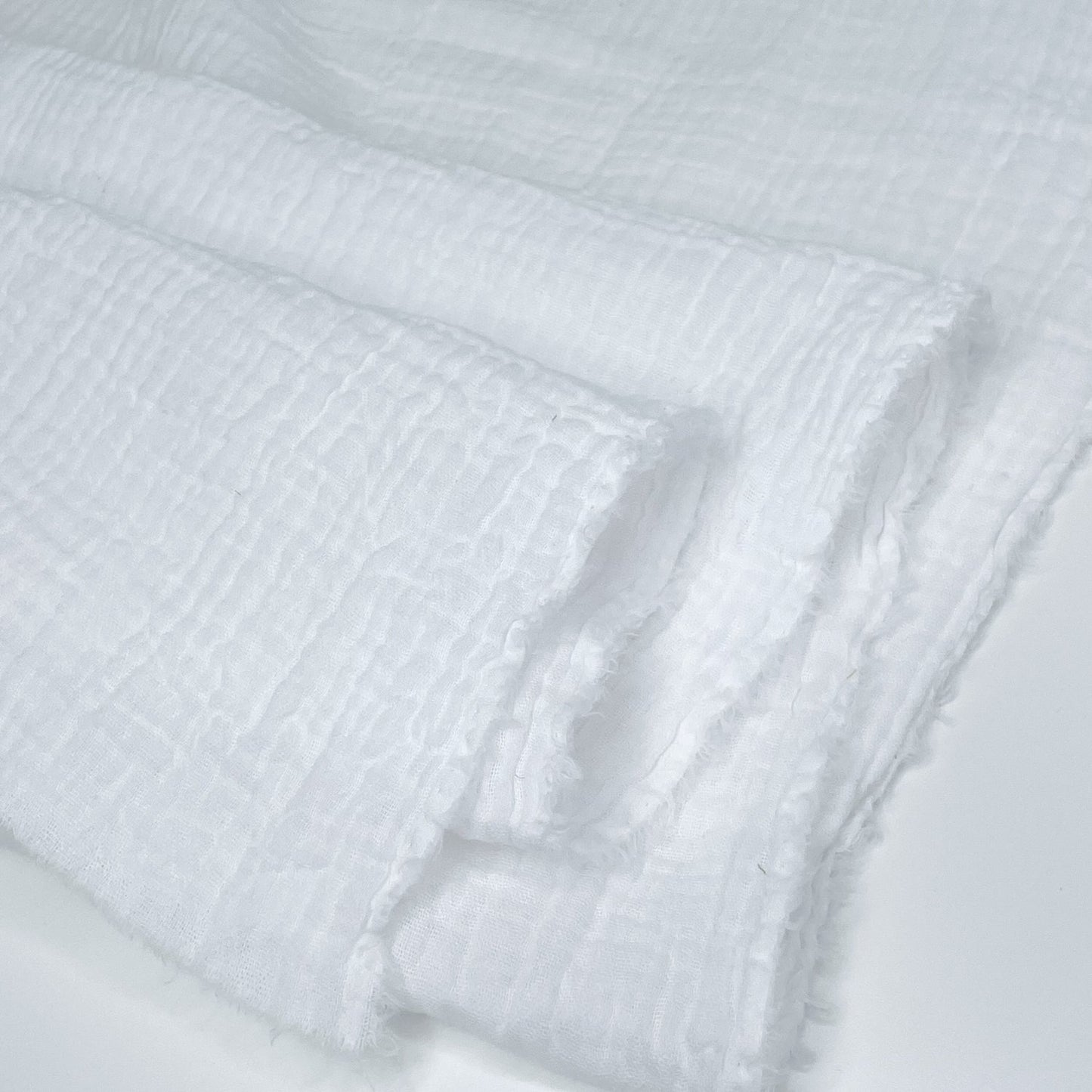 Organic Cotton Double Gauze - White