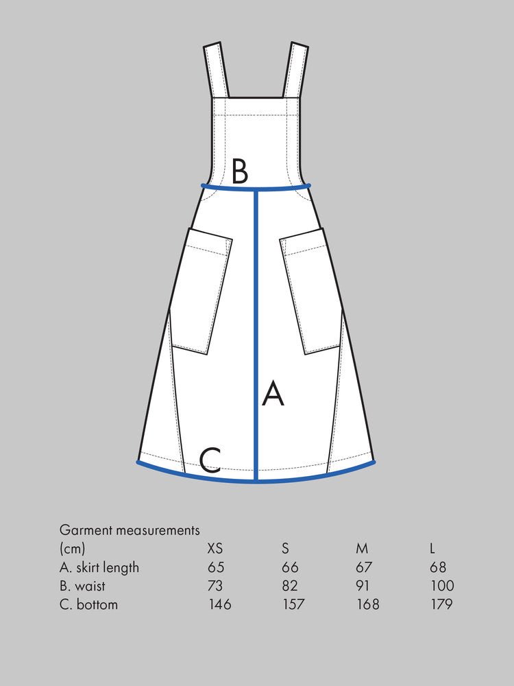 Apron Dress Pattern - The Assembly Line - Simplifi Fabric