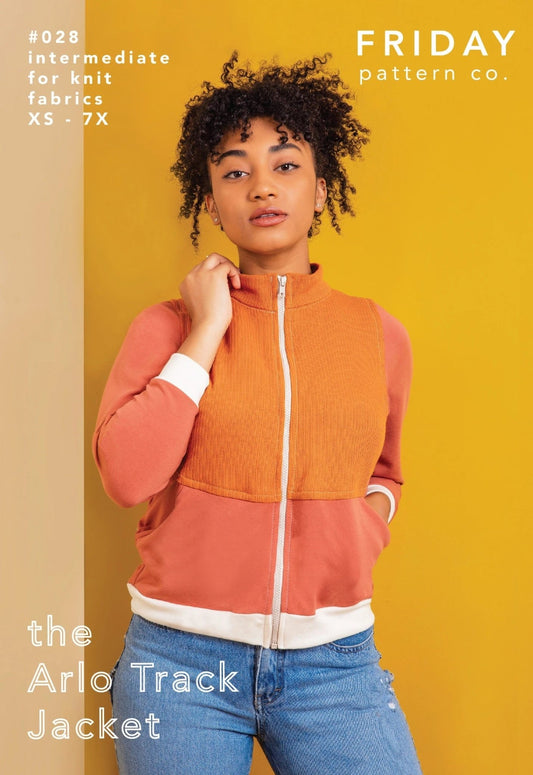 Arlo Track Jacket Pattern - Friday Pattern Company - Simplifi Fabric