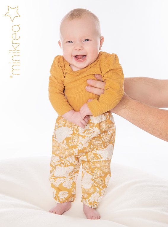 Baby Baggy Pants - Minikrea - Pattern - 0 - 2 Years - Simplifi Fabric