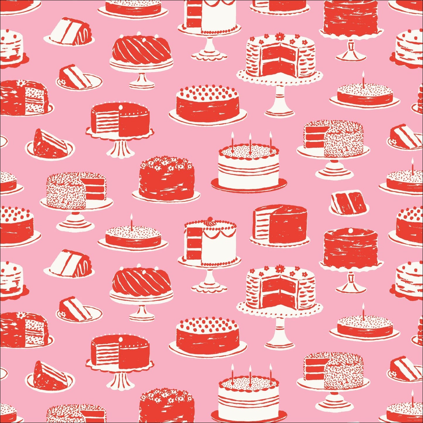 Bakery Cakes - Buttercream - Emily Taylor - Cloud 9 Fabrics - Poplin - Simplifi Fabric