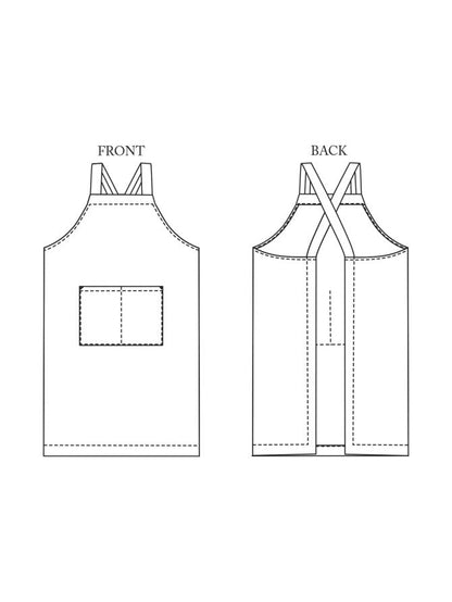 Betty Apron PDF Pattern - Merchant & Mills - Simplifi Fabric