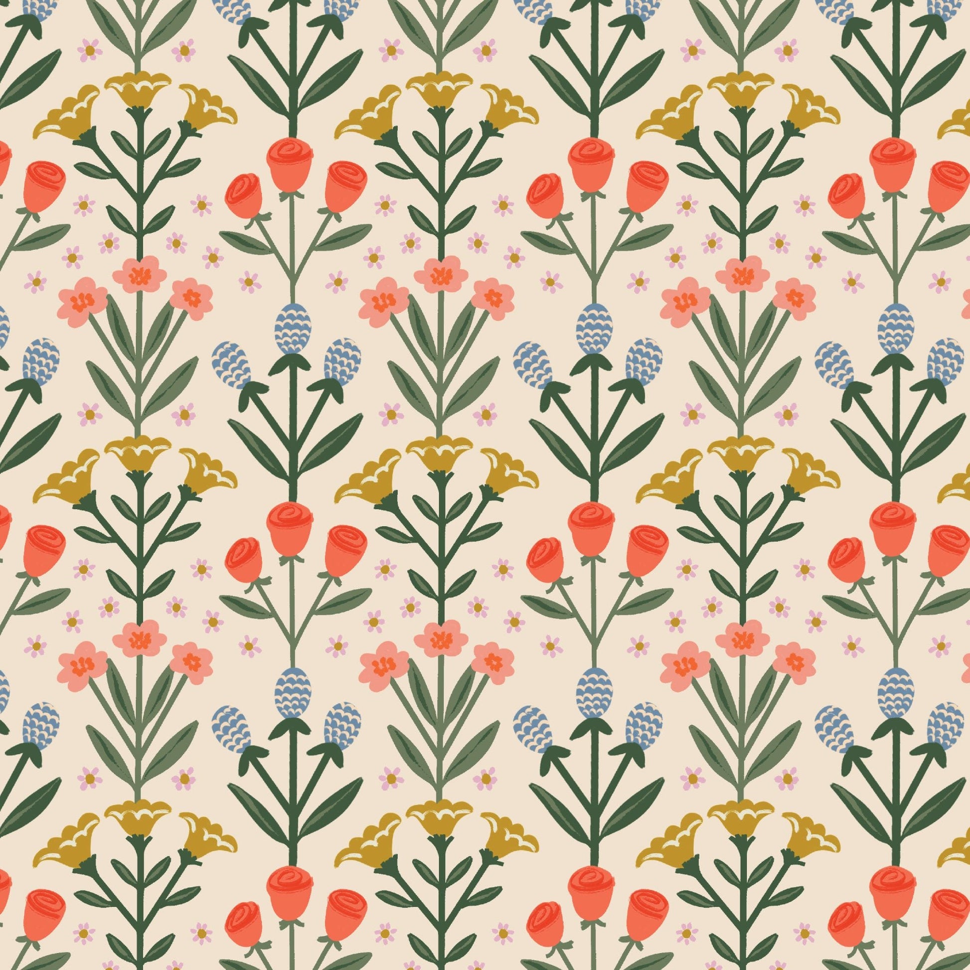 Bloom - Floral Frenzy - Samantha Johnson - Cloud 9 Fabrics - Poplin - Simplifi Fabric