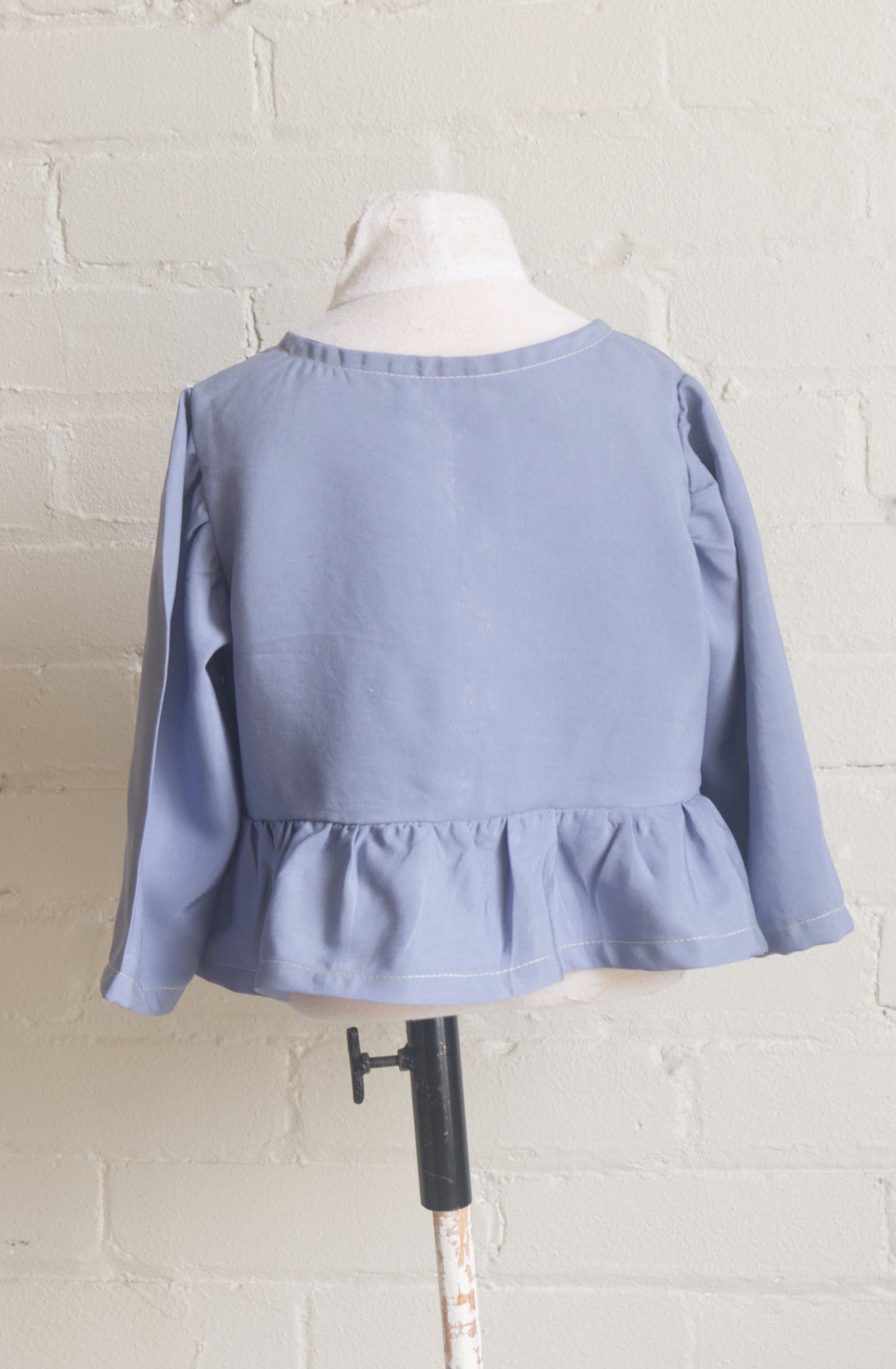 Peplum Shirt Childrens Sewing Pattern - Fiona Hanna