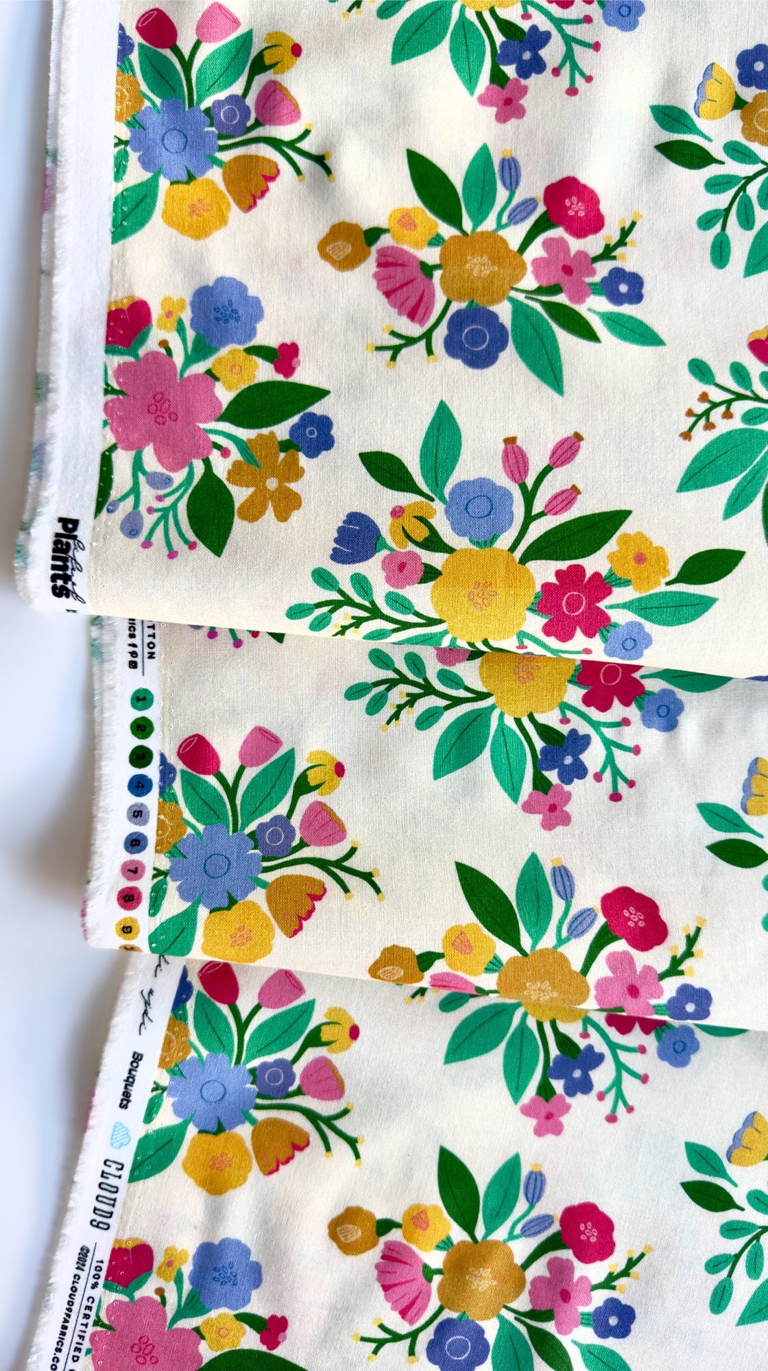 Bouquets - Life Of Plants - Di Ujdi - Cloud 9 Fabrics - Poplin - Simplifi Fabric