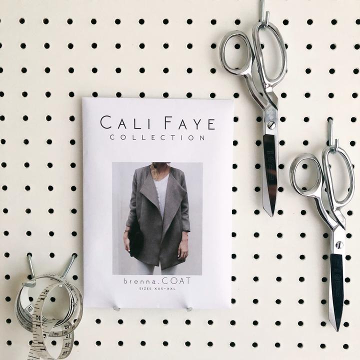 Brenna Coat Sewing Pattern - Cali Faye Collection - Simplifi Fabric