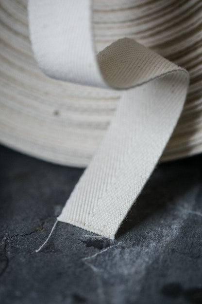 British Cotton Webbing - 25mm, 50mm or 75mm - Merchant & Mills (Per Meter) - Simplifi Fabric