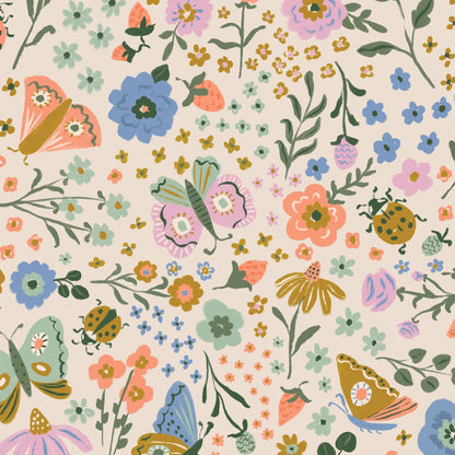 Butterfly Garden - Floral Frenzy - Samantha Johnson - Cloud 9 Fabrics - Poplin - Simplifi Fabric