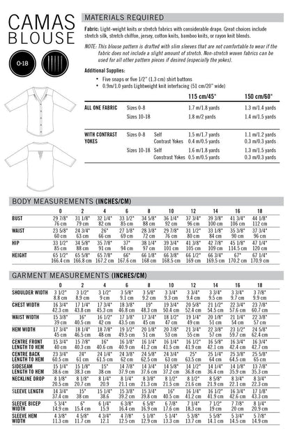 Camas Blouse Pattern - Thread Theory - Simplifi Fabric