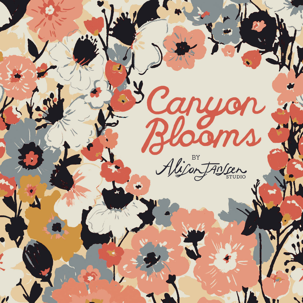 Superbloom - Canyon Blooms - Alison Janssen - Cloud 9 Fabrics - Double Gauze