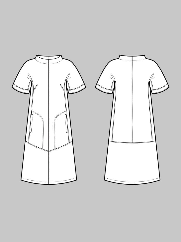 Cap Sleeve Dress Pattern - The Assembly Line - Simplifi Fabric