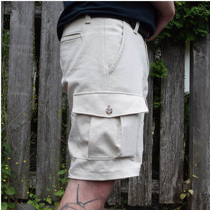 Cargo Shorts Mens Paper Pattern - Wardrobe by Me - Simplifi Fabric