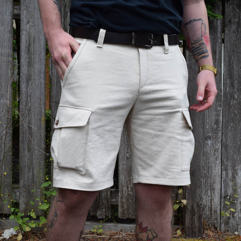 Cargo Shorts Mens Paper Pattern - Wardrobe by Me - Simplifi Fabric