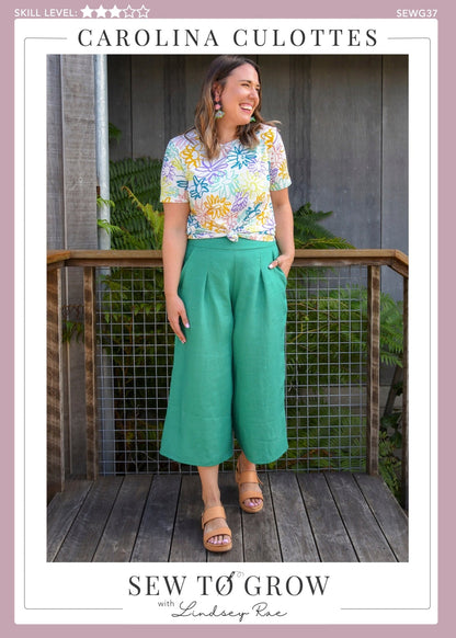 Carolina Culottes - Paper Pattern - Sew to Grow - Simplifi Fabric