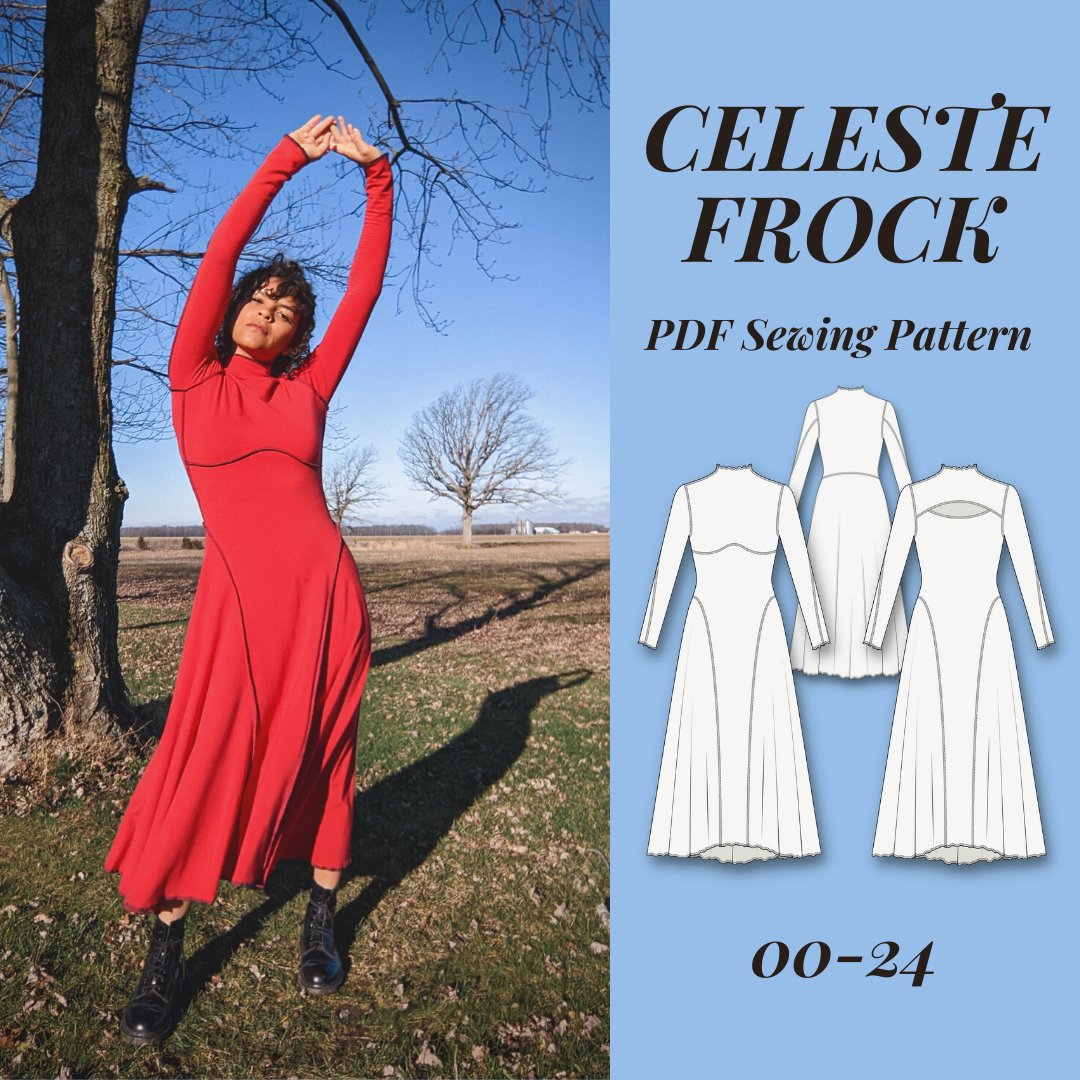 Celeste Frock PDF Pattern - Lydia Naomi - Simplifi Fabric