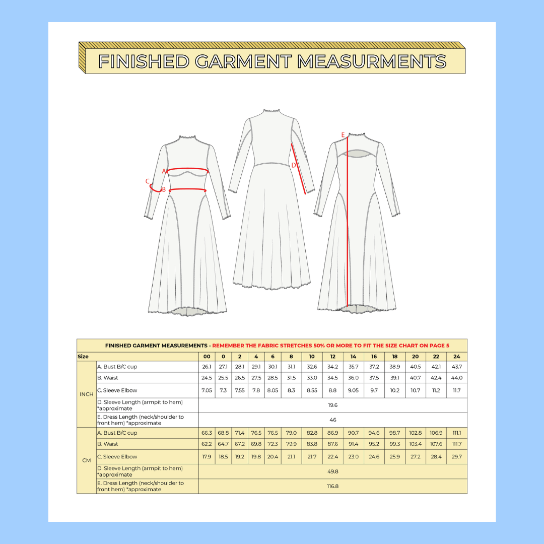 Celeste Frock PDF Pattern - Lydia Naomi - Simplifi Fabric