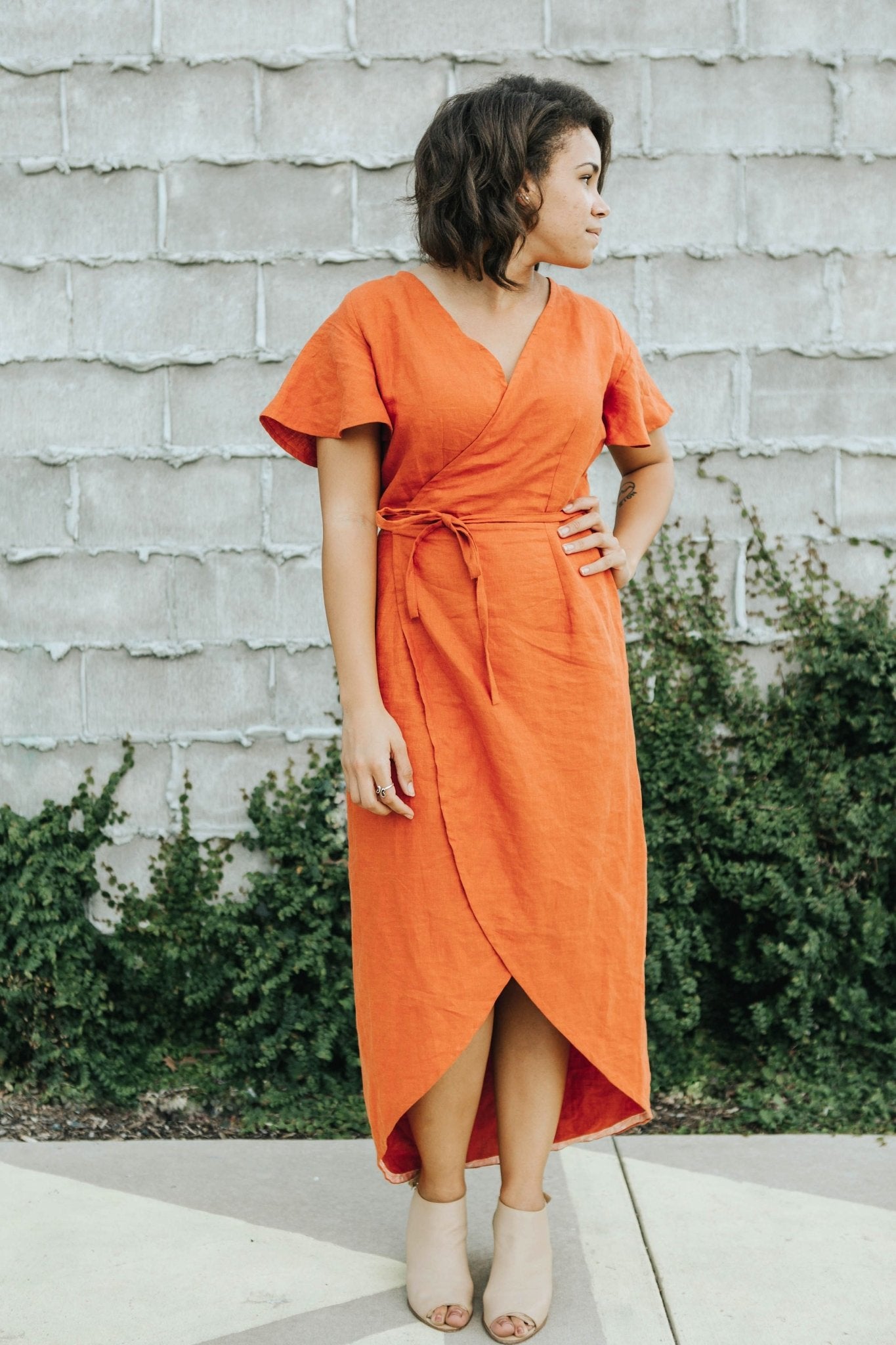 CharliAnne Wrap Dress - Paper Pattern - Sew to Grow - Simplifi Fabric