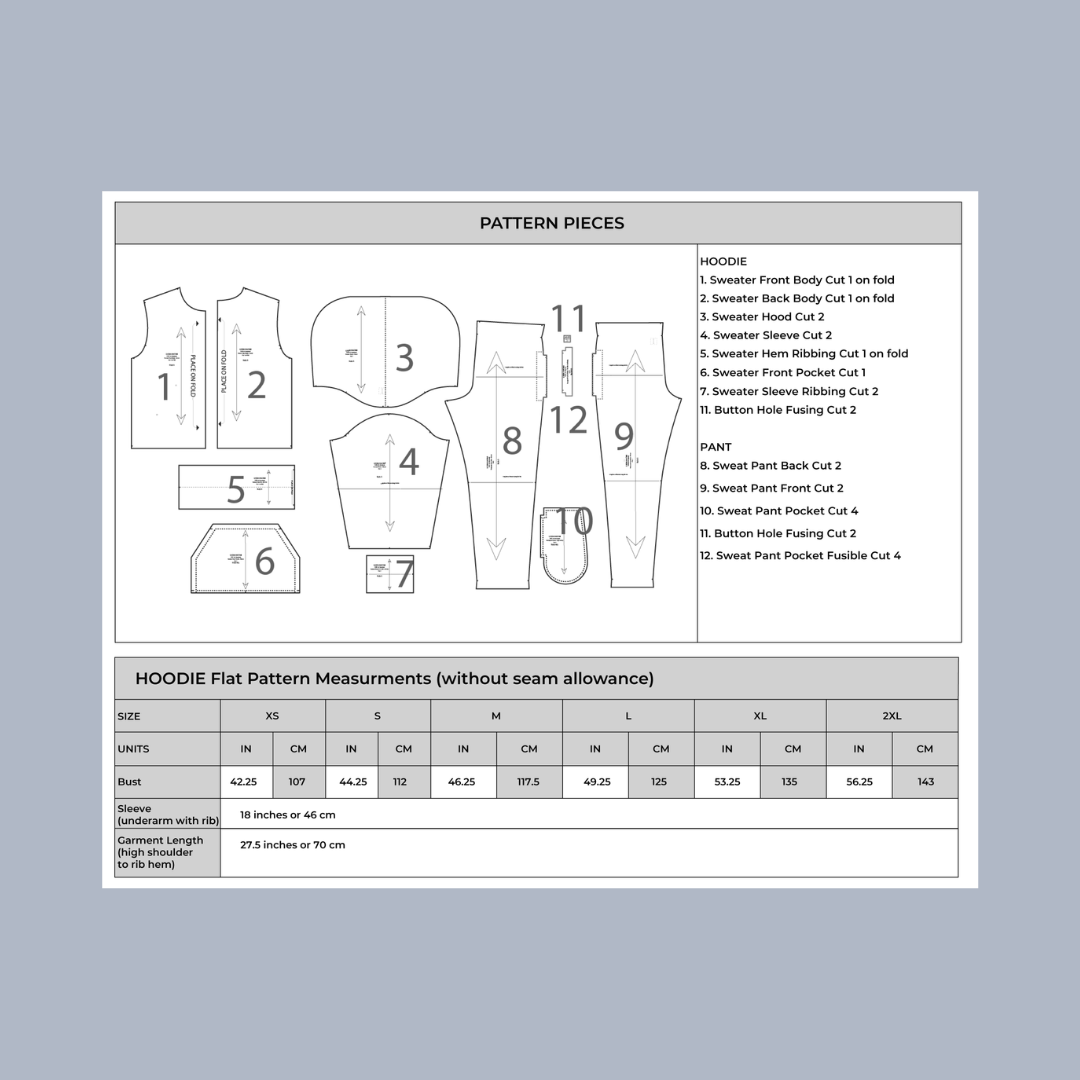 Chillax Sweatsuit PDF Pattern - Lydia Naomi - Simplifi Fabric