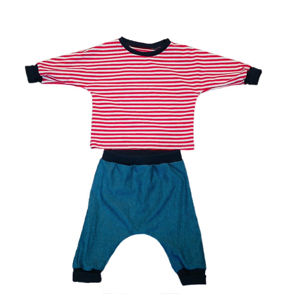 Cordoba Jogging or Pyjama Set Sewing Pattern - Baby Boy & Girl 1M/4Y - Ikatee - Simplifi Fabric