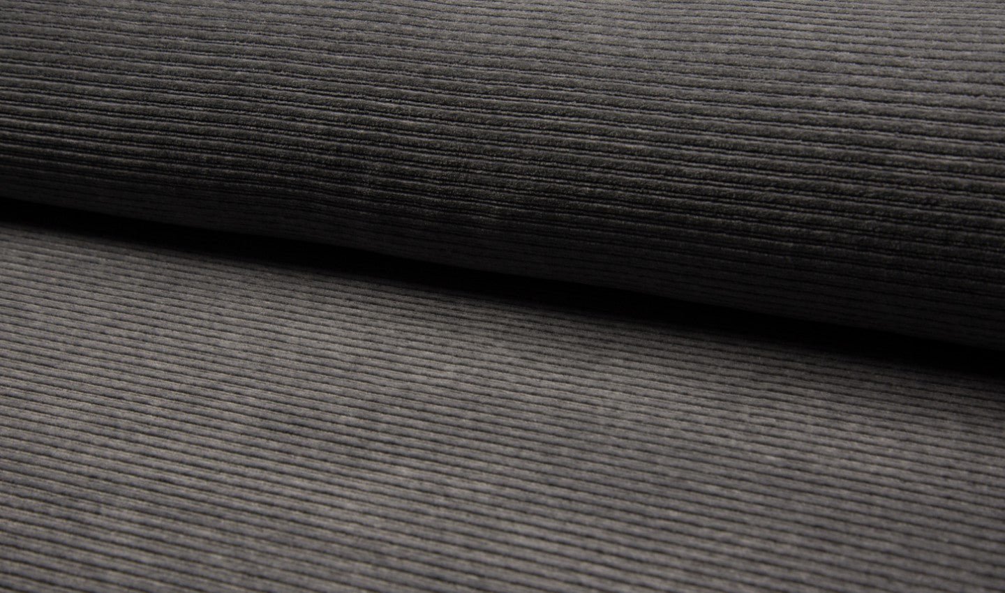 Corduroy Jersey - European Import - Dark Grey Melange - Simplifi Fabric