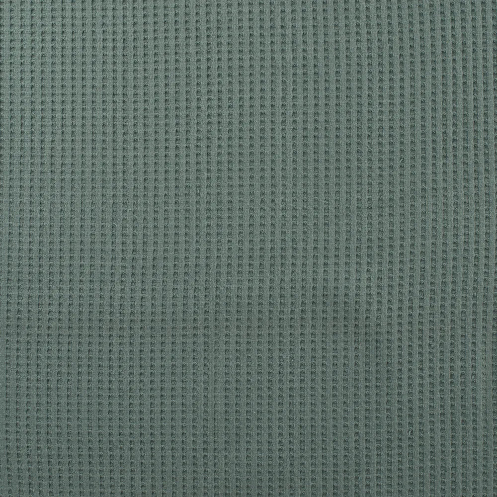 Cotton Waffle Tricot - European Import - Dusty Mint - Simplifi Fabric