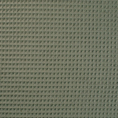 Cotton Waffle Weave - European Import - Dark Dusty Mint - Simplifi Fabric