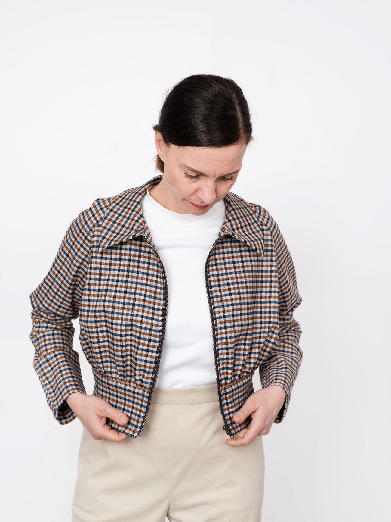 Cropped Jacket Pattern - The Assembly Line - Simplifi Fabric