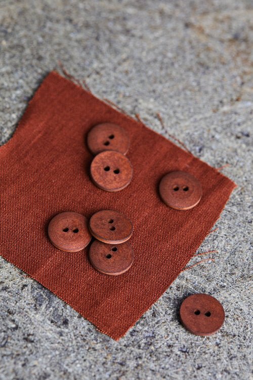 Curb Cotton Button - European Import - Oeko - Tex® - Mind The Maker - 18mm (Various Colors) - Simplifi Fabric