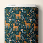 Dancing Deer - Woodland Creatures - Dominika Godette - Cloud 9 Fabrics - Poplin - Simplifi Fabric