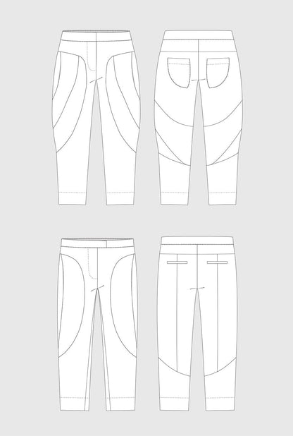 Darlow Pants Pattern - In The Folds - Simplifi Fabric