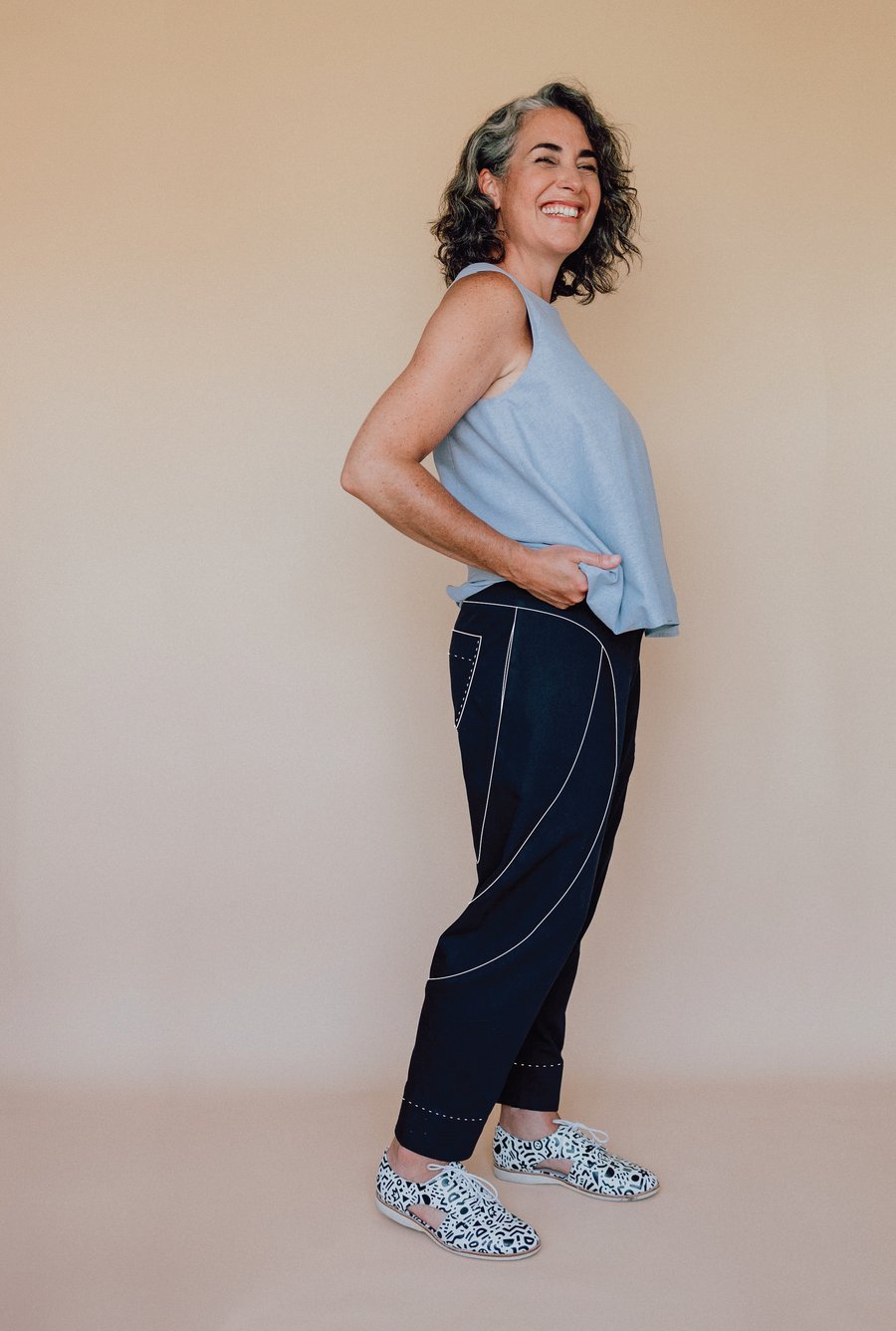 Darlow Pants Pattern - In The Folds - Simplifi Fabric