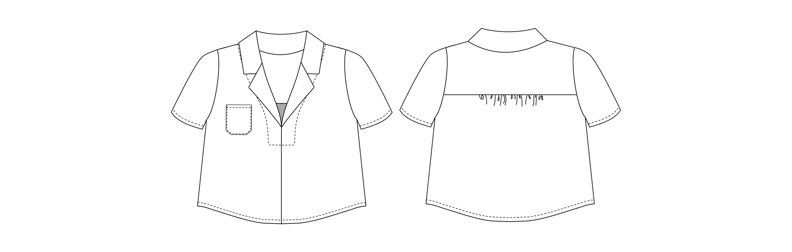 Donny Shirt Printed Pattern – EWE fine fiber goods